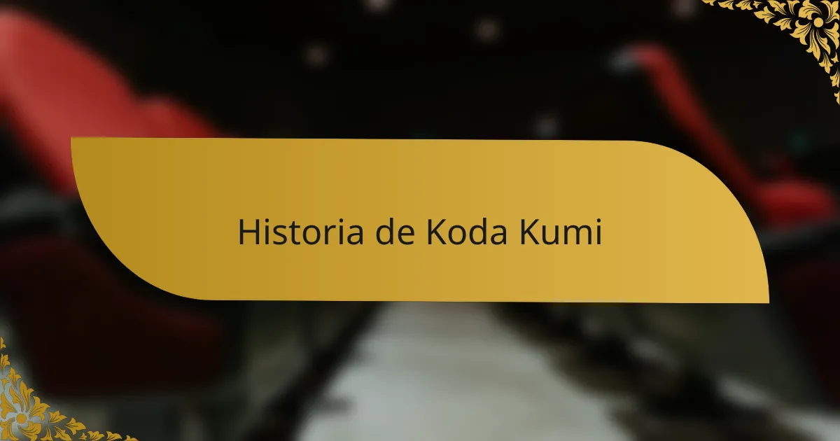 Historia de Koda Kumi