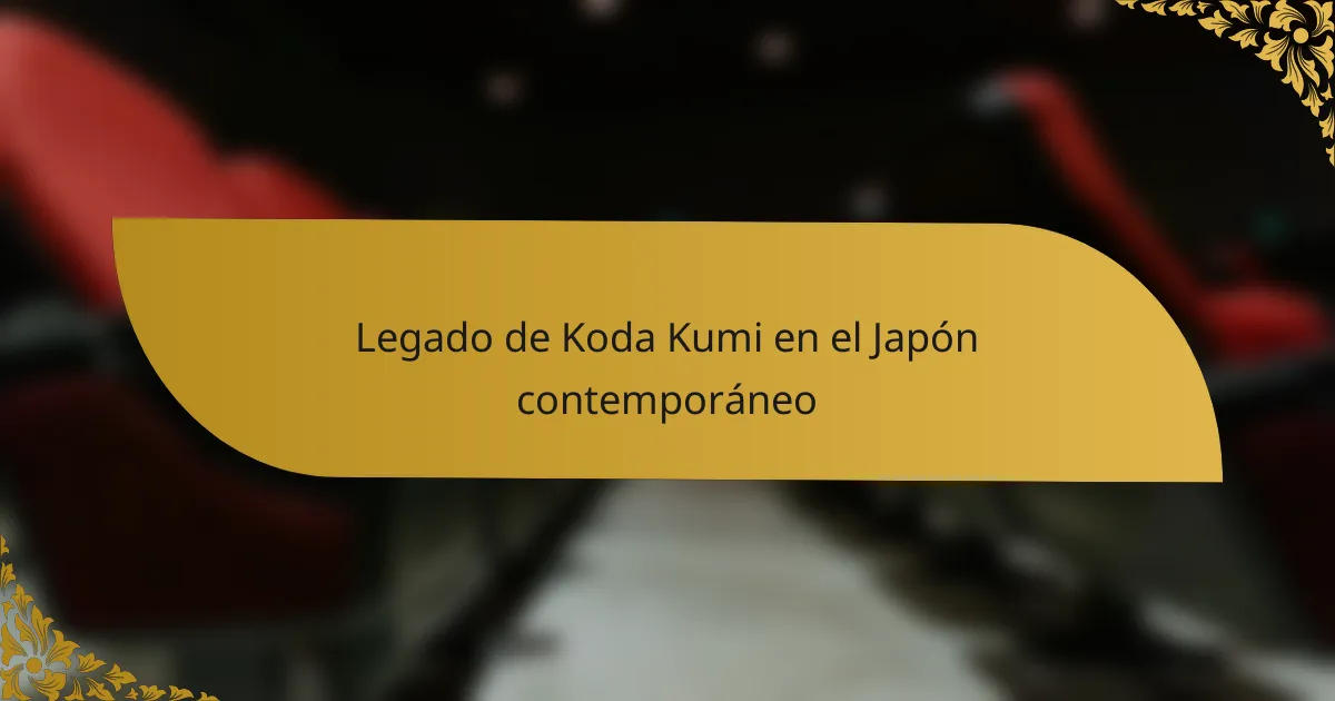 Legado de Koda Kumi en el Japón contemporáneo